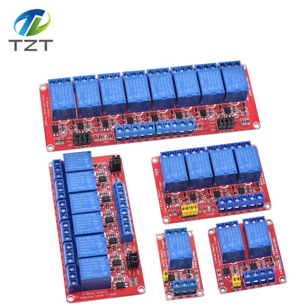 Relay 8 Channel Board - DIYTZT 1 Stück 1 2 4