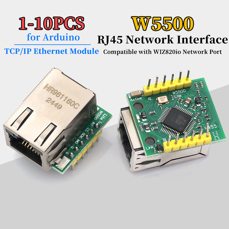 Ethernet Module W5500 - 1/5/10 Stück W5500 Modul TCP/IP Ethernet-Modul