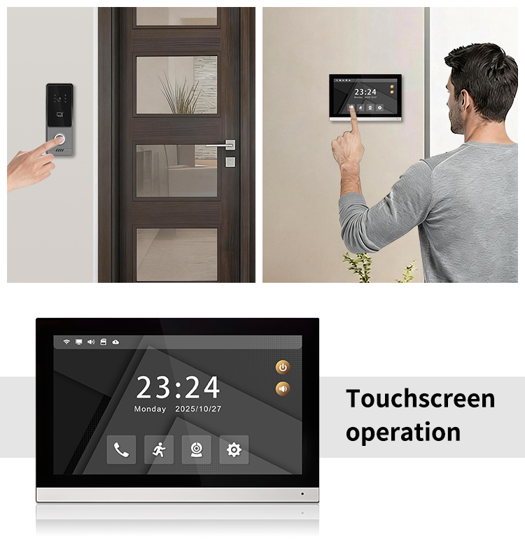 Smart Doorbell Wired - 2-Draht-Video-Gegensprechanlage 1080P WiFi Tuya Smart Video-Türklingel