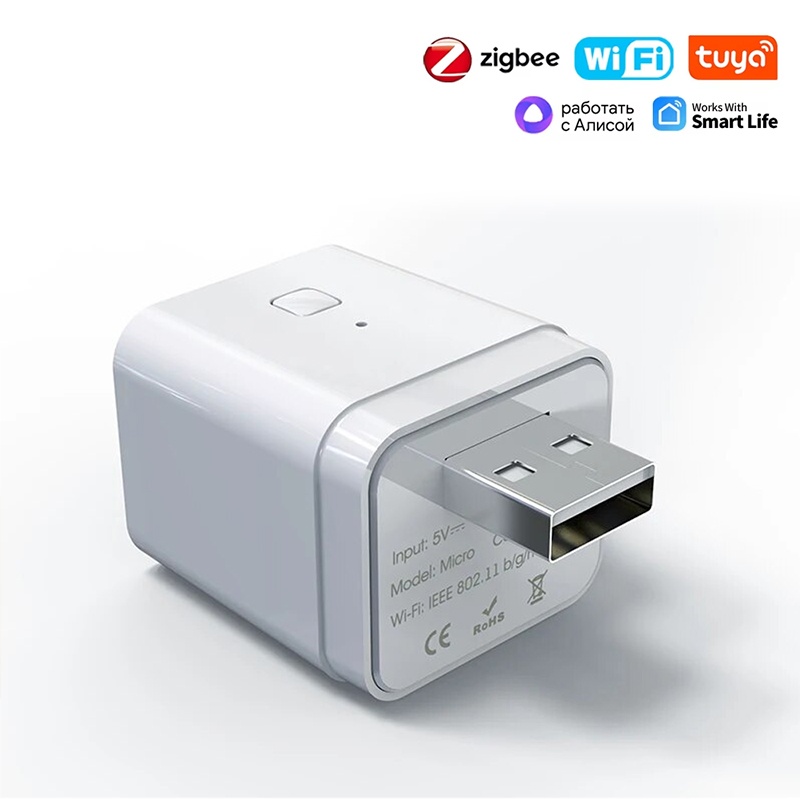 Home Automation Technology - Zigbee Micro-USB-Adapter-Schalter Tuya Smart WiFi Mini-USB-Stromadapter