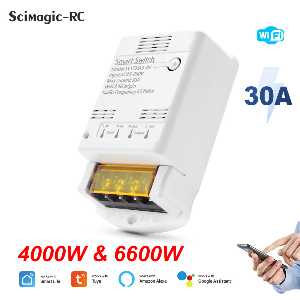 Home Automation Technology - Wifi 30A 6600W 4000W Tuya Smart