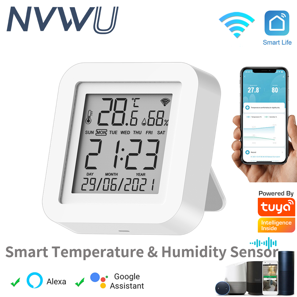 Home Automation Technology - Tuya WIFI Temperatur- und Feuchtigkeitssensor für