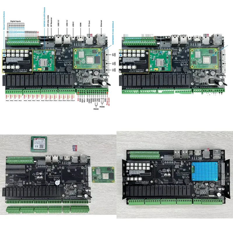 Home Automation Raspberry Pi - Kincony Server16 Raspberry Pi IoT-Gateway Hausautomations-