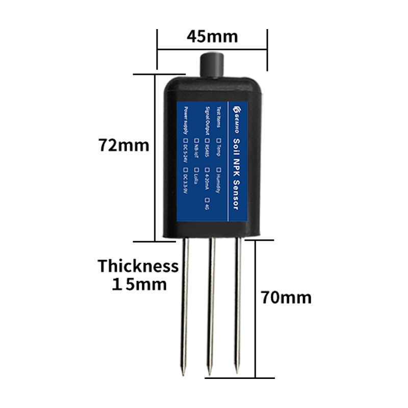 Temperature Humidity Sensor - RS485 4–20 mA Bodentemperatur, Luftfeuchtigkeit, Feuchtigkeit,