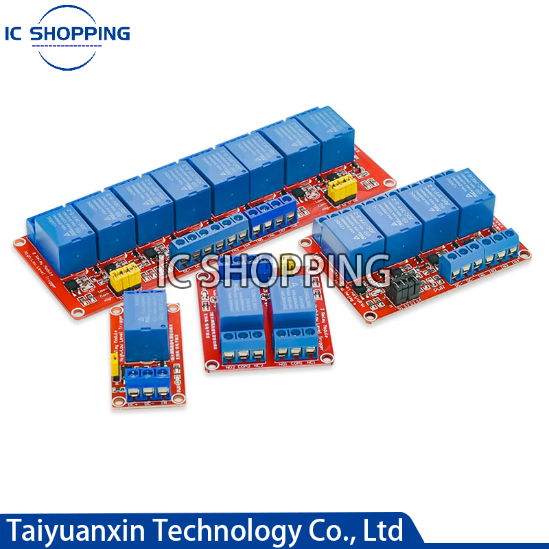 Relay 8 Channel Board - 1 2 4 8 Kanal 5V