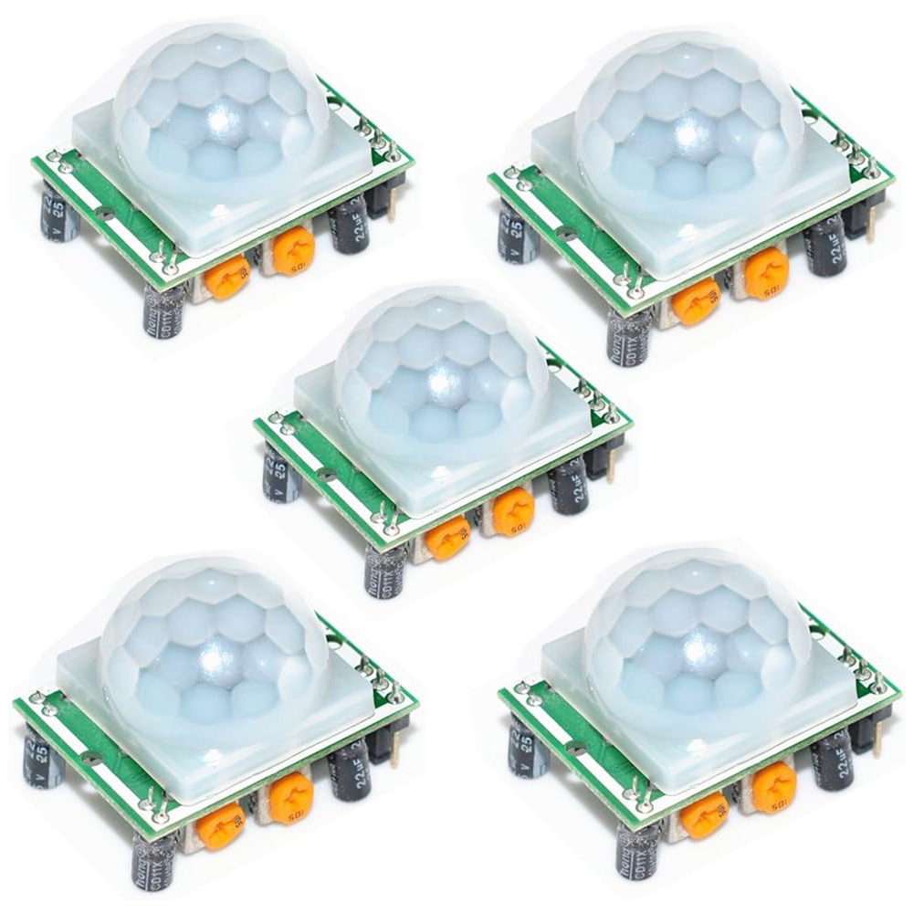 Home Automation Raspberry Pi - 5 Stück HC-SR501 PIR-Bewegungssensormodul, Infrarotdetektor für