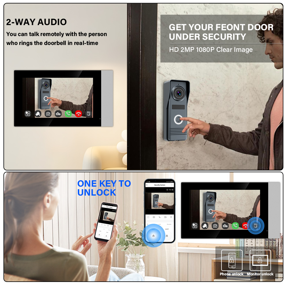 2-Draht Smart Home WLAN 1080P  – Smart Doorbell Wired Bewertung und Preis