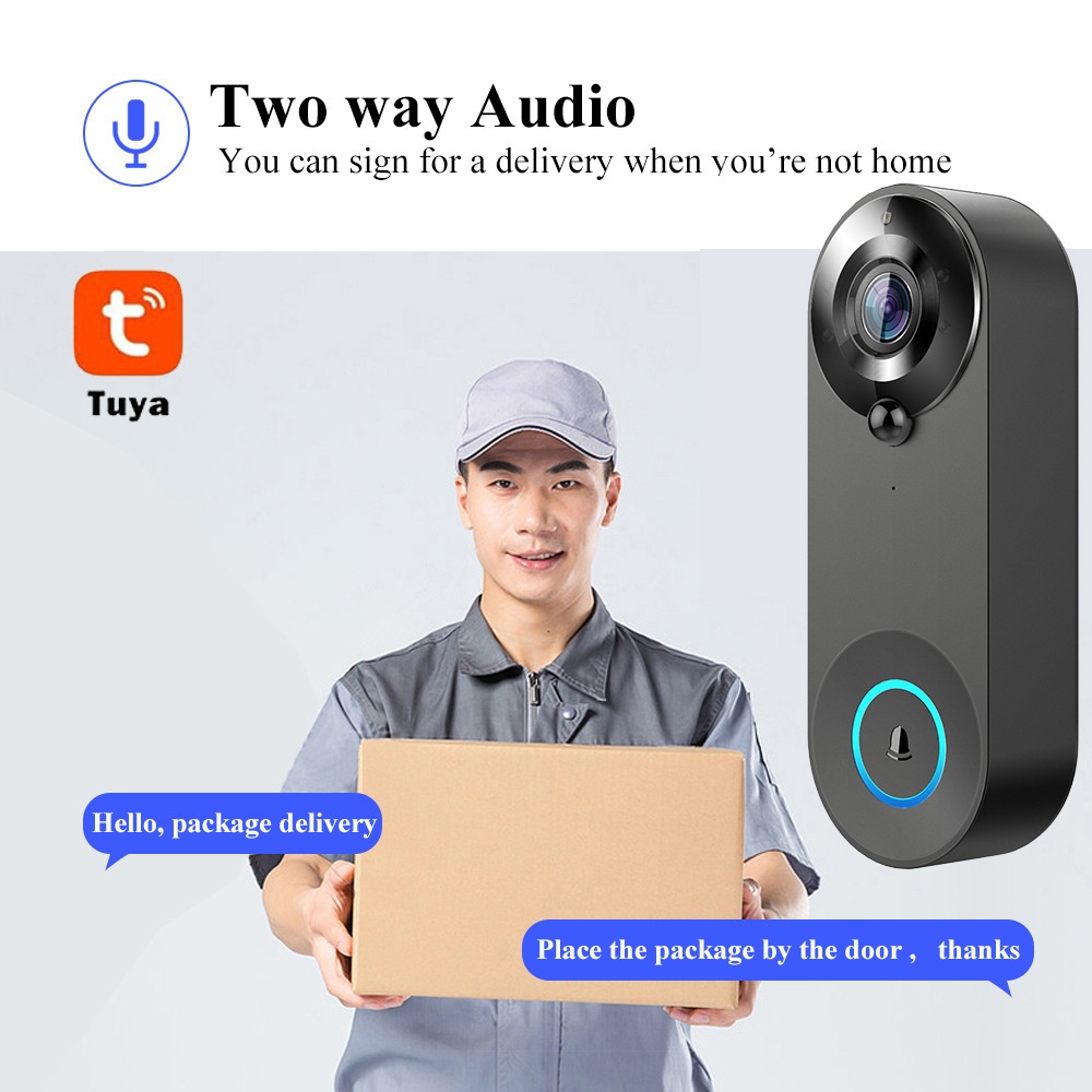 Tuya 1080P Drahtlose WIFI Türk – Smart Doorbell Wired Bewertung und Preis