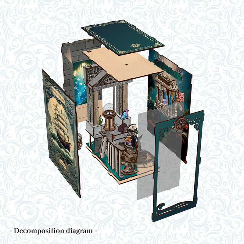 3D Holz DIY Buchstützen-Puzzle – Smart Home Automation Diy Bewertung und Preis