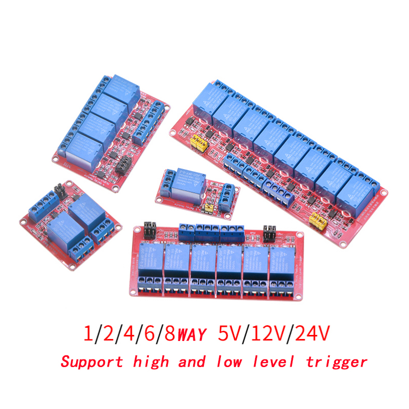 1 2 4 6 8 Kanal 5V 12V 24V Rel – Relay 8 Channel Board Bewertung und Preis