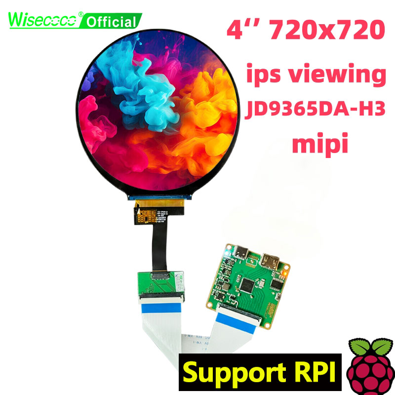 Wisecoco 4 Zoll rundes LCD-Dis – Home Automation Raspberry Pi Bewertung und Preis