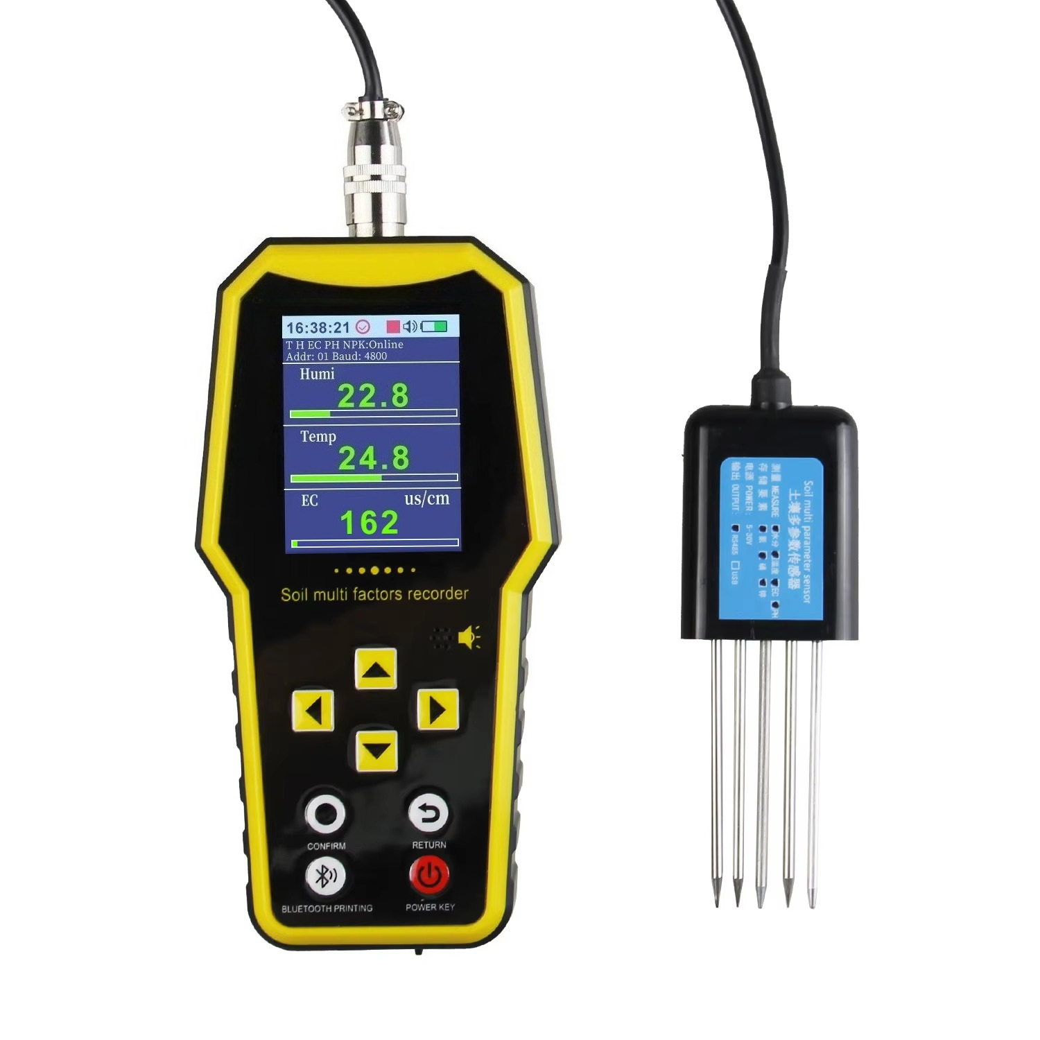 7-in-1 tragbarer Bodenfeuchtig – Temperature Humidity Sensor Bewertung und Preis