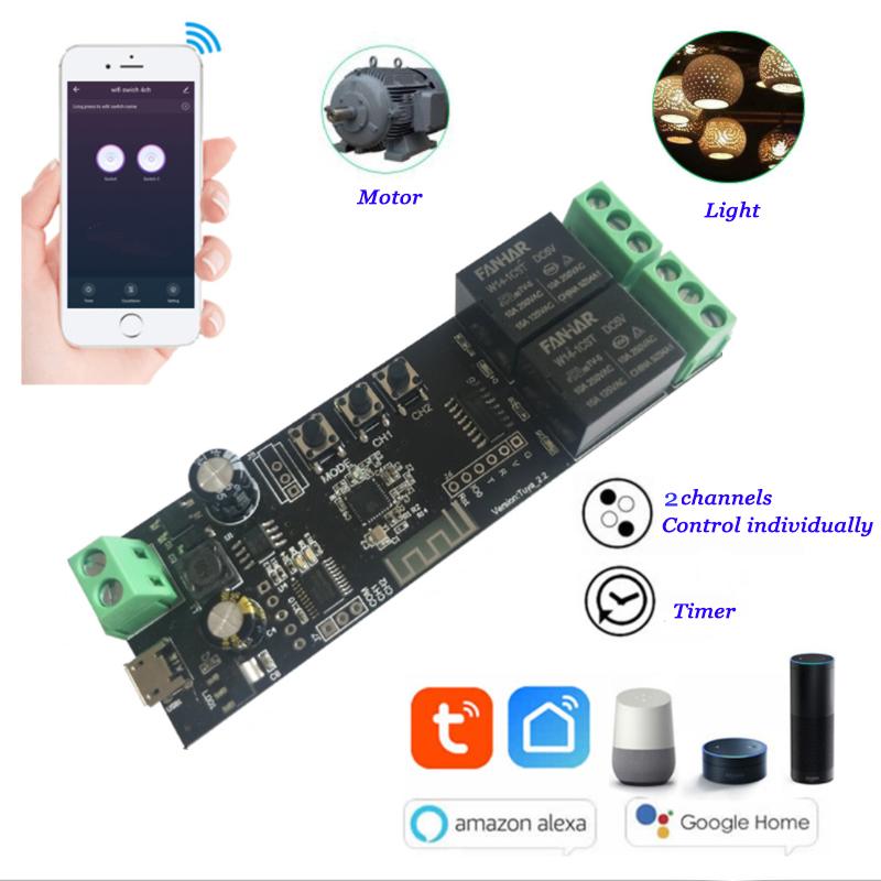 2CH Tuya Wifi Smart Control Bo – Diy Home Automation Controller Bewertung und Preis