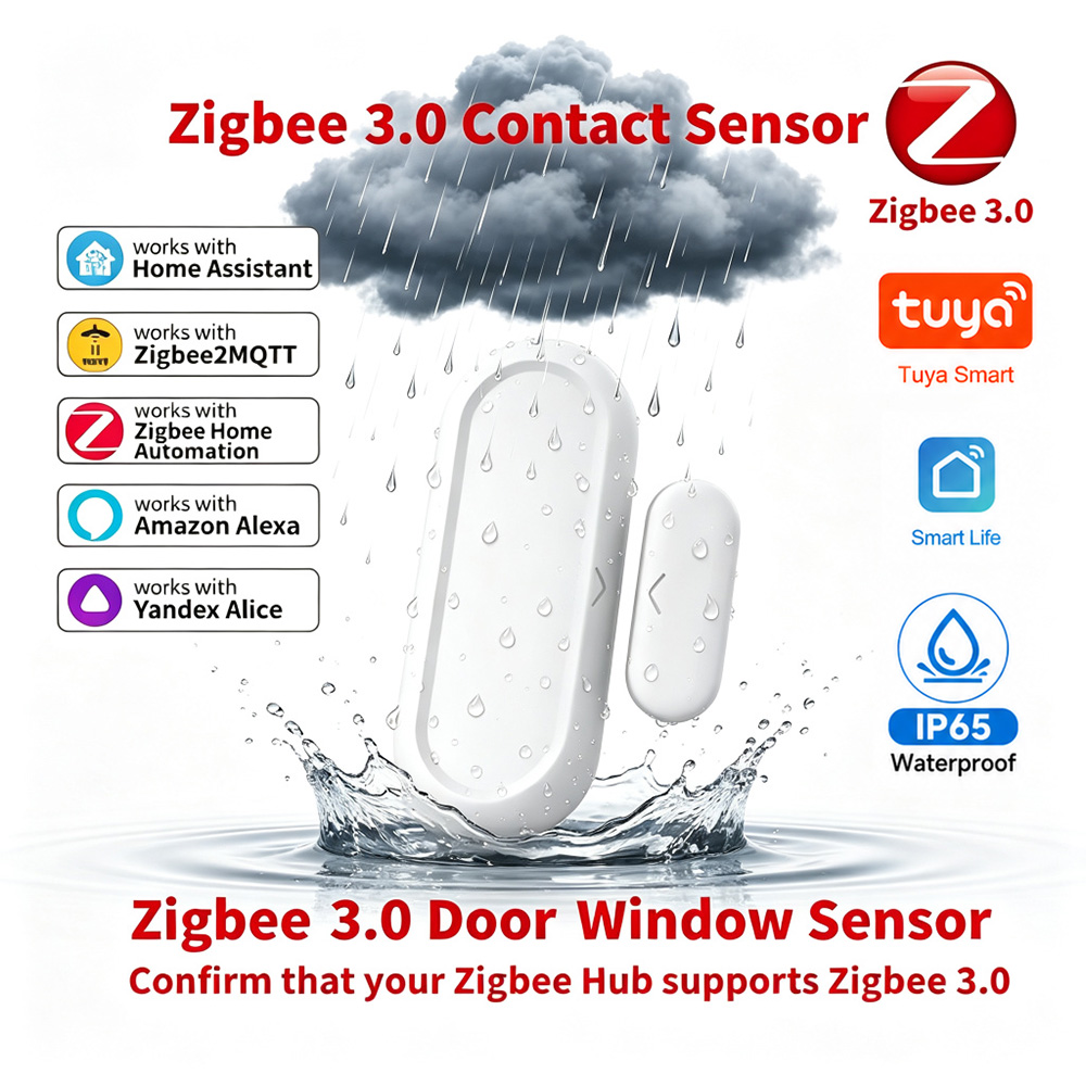 IP65 Tuya Zigbee 3.0 Tür- und  – Home Automation Technology Bewertung und Preis