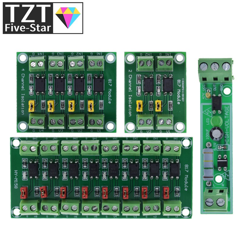 PC817 1 2 4 8-Kanal-Optokopple – Relay 8 Channel Board Bewertung und Preis