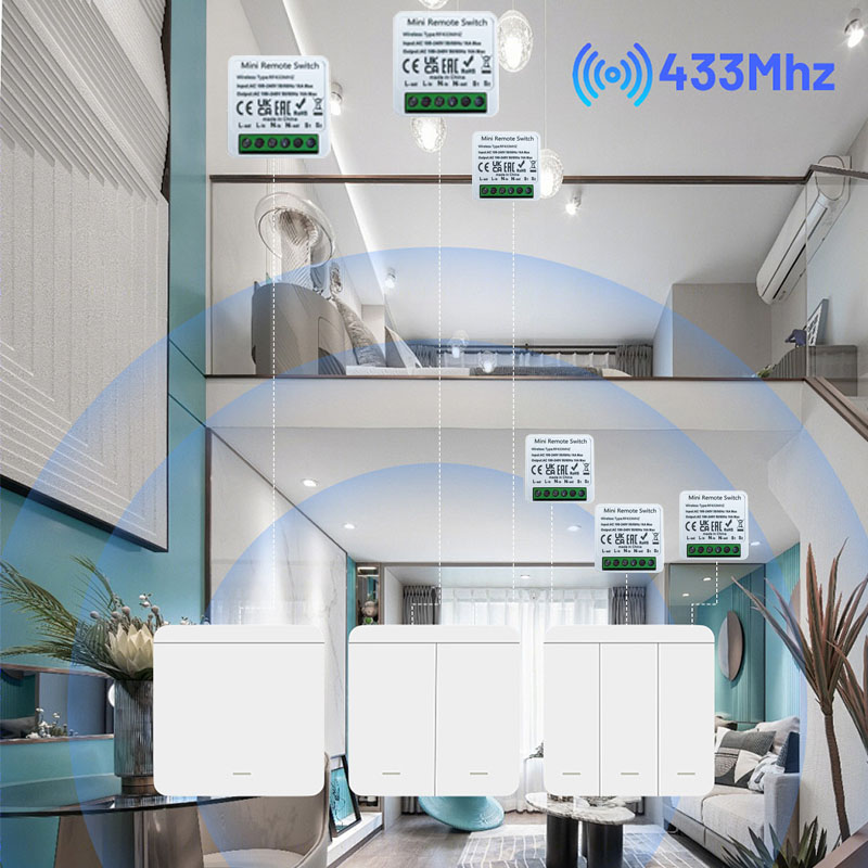 RF 433 MHz Smart DIY Wireless  – Home Automation Panel Diy Bewertung und Preis