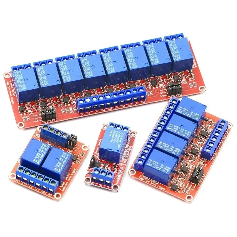 DC 5 V 12 V 24 V 1 2 4 6 8-Kan – Relay 8 Channel Board Bewertung und Preis