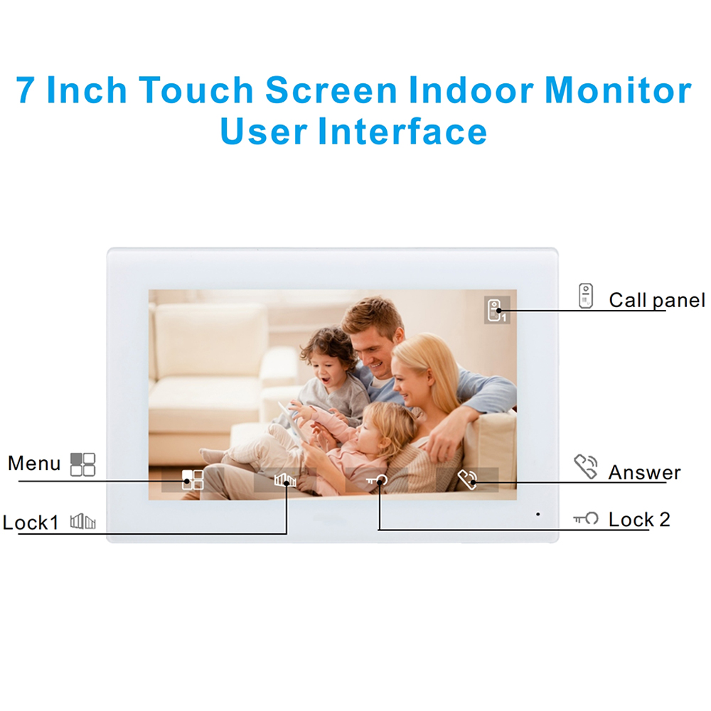 7 zoll Farbe Wired Video Inter – Smart Doorbell Wired Bewertung und Preis