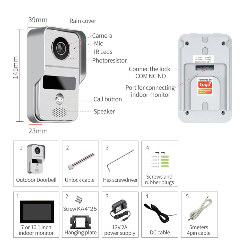 KW02 Wifi Video Türklingel Sys – Smart Doorbell Wired Bewertung und Preis