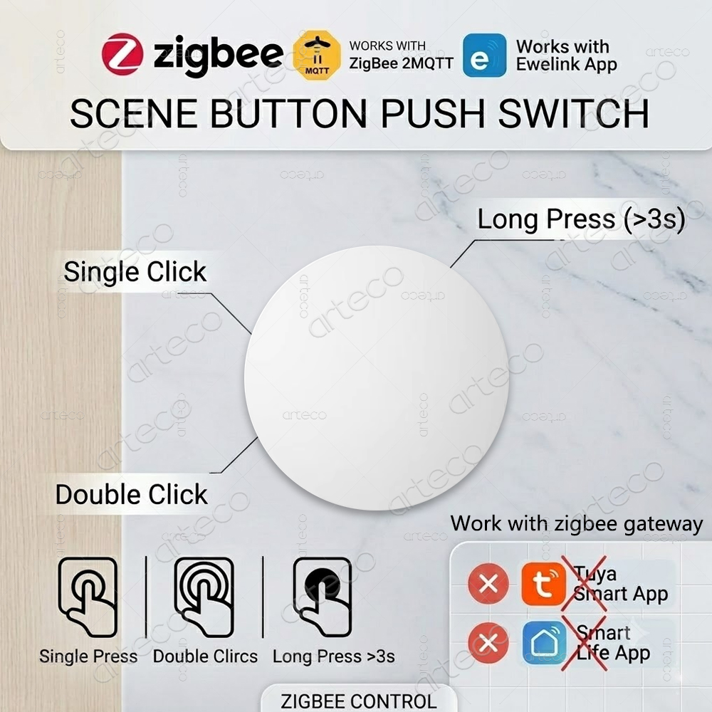 Zigbee-Tasten-Szenenschalter,  – Home Automation Technology Bewertung und Preis