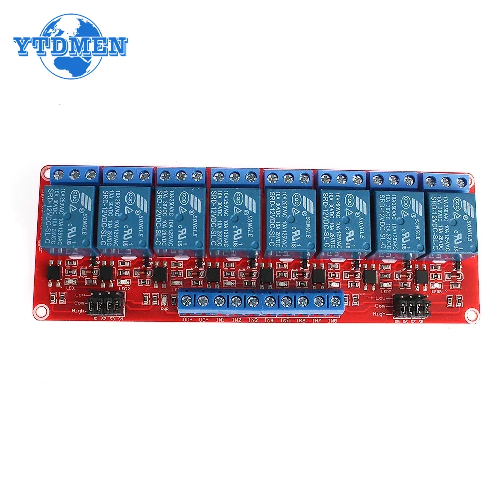 1PCS Relais Modul 5V 12V 24V 1 – Relay 8 Channel Board Bewertung und Preis