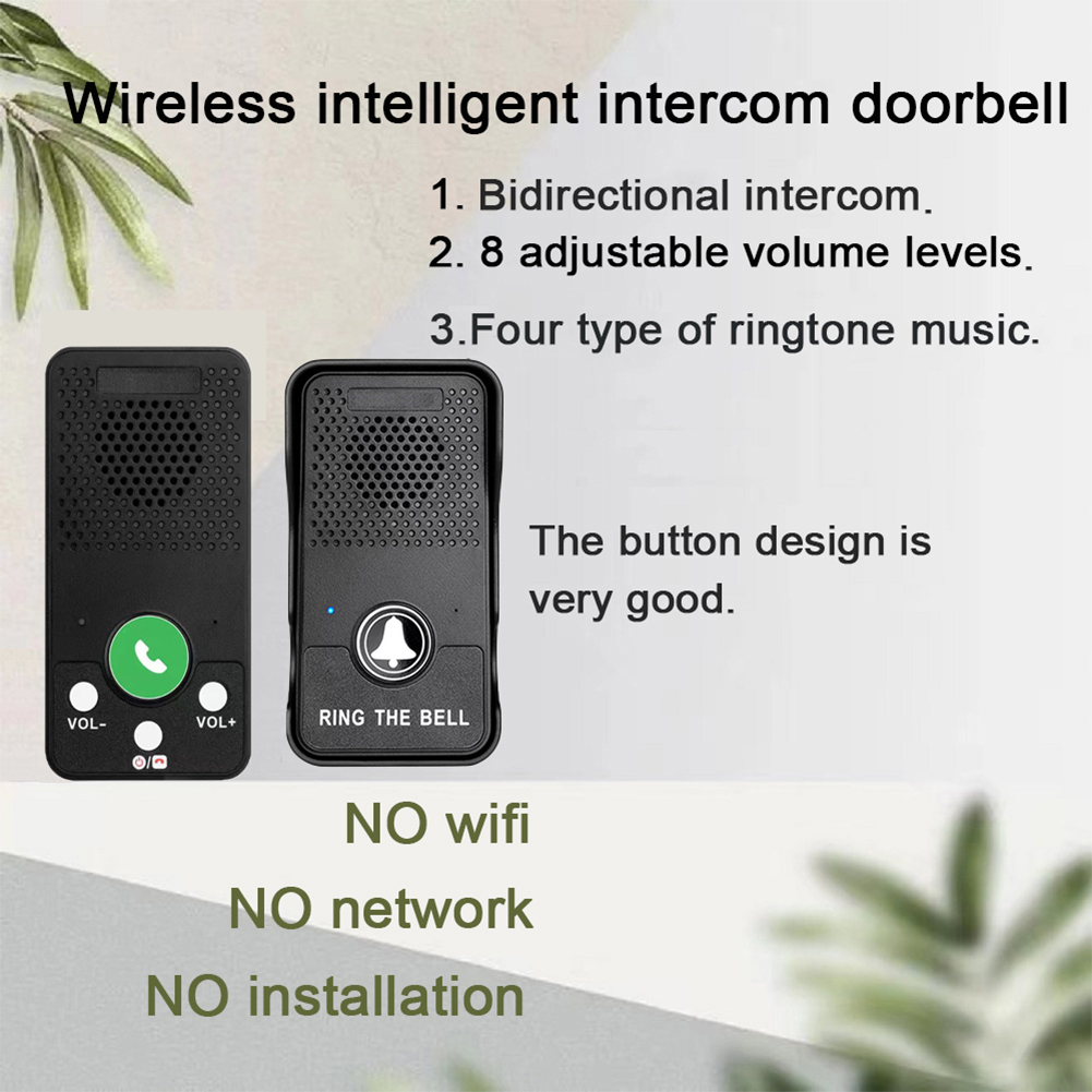 Drahtlose Türklingel, wiederau – Smart Doorbell Wired Bewertung und Preis