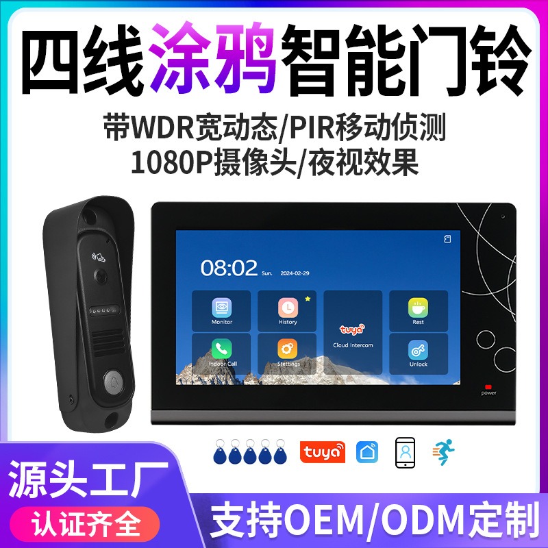 Smart Home 7 Zoll WLAN-Video-T – Smart Doorbell Wired Bewertung und Preis