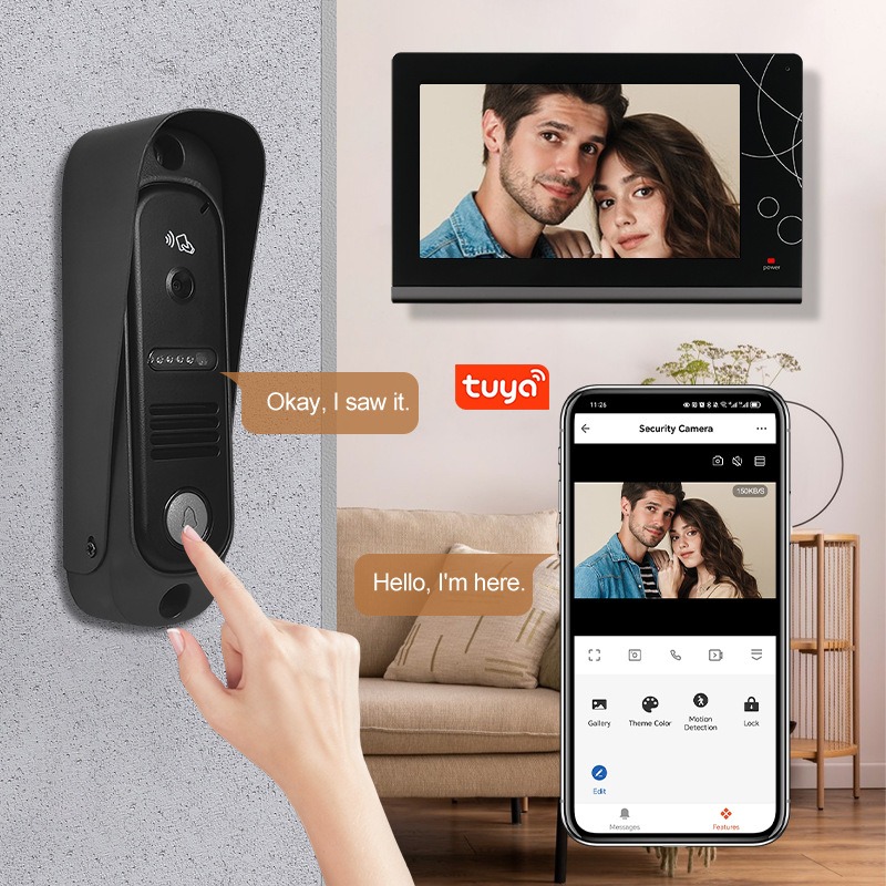 Smart Home 7 Zoll WLAN-Video-T – Smart Doorbell Wired Bewertung und Preis