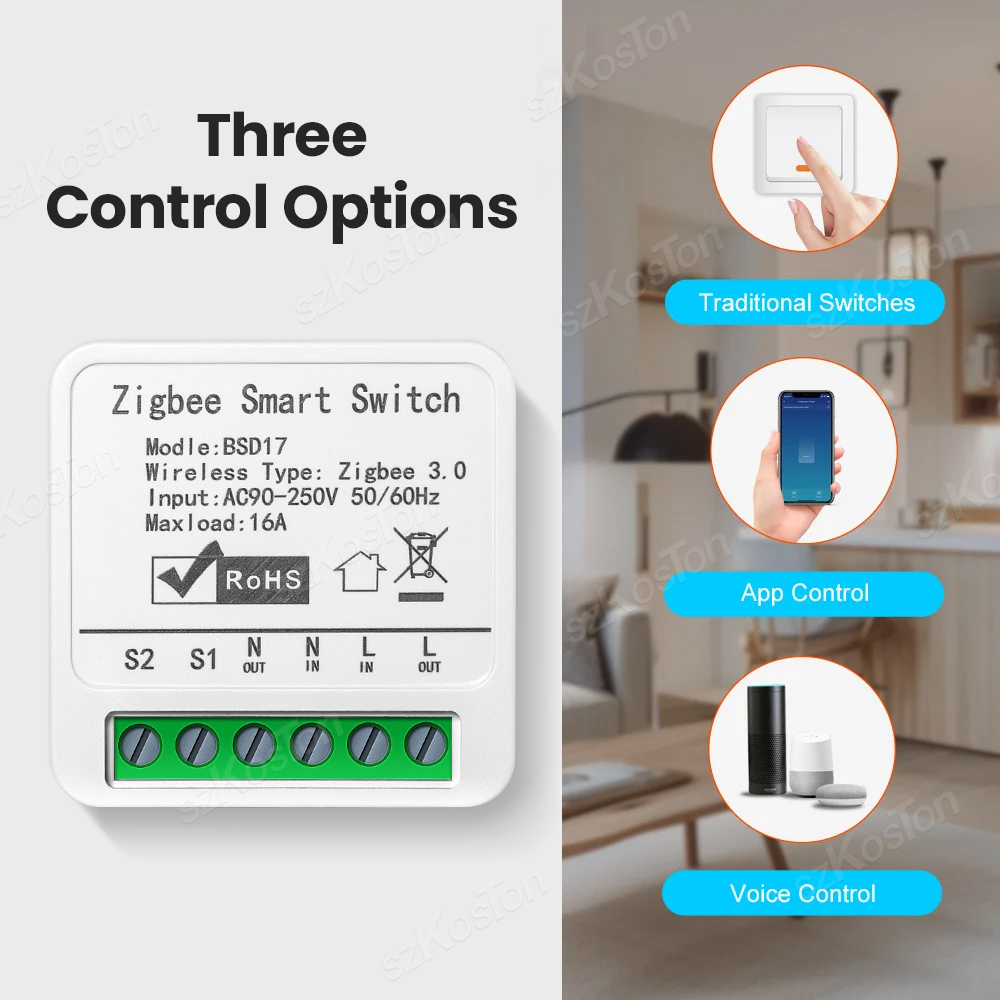 16A Tuya ZigBee Smart Switch M – Smart Home Automation Diy Bewertung und Preis